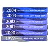 1999 THRU 2004 U.S. CLAD PROOF SETS ALL IN NICE ORIGINAL MINT PACKAGING