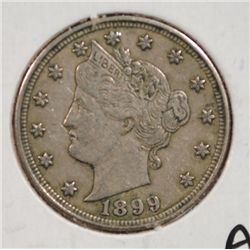 1899 LIBERTY "V" NICKEL XF