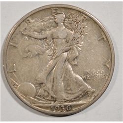 1936-S WALKING LIBERTY HALF DOLLAR XF-AU