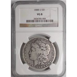 1888S  Morgan $  NGC08