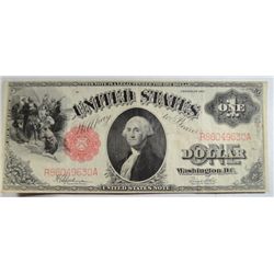 1917 $1 legal tender note  XF