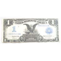 1899  Black Eagle $1 silver certificate XF