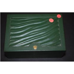 Green Men's Rolex Box; EMPTY; EST. $200-250