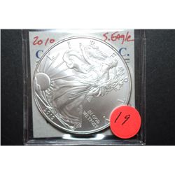 2010 US Silver American Eagle $1; 1 Oz. Fine Silver; EST. $35-40