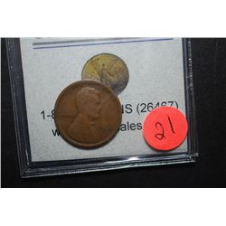 1909-S US Lincoln Wheat Back Penny; EST. $110-125