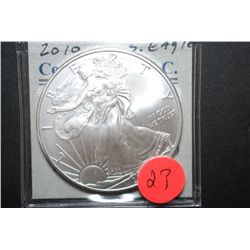 2010 US Silver American Eagle $1; 1 Oz. Fine Silver; EST. $35-40
