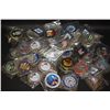 Image 1 : Military Challenge Coin; Various Dates, Bases, People, Etc.; Lot of 50; EST. $100-300