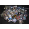 Image 2 : Military Challenge Coin; Various Dates, Bases, People, Etc.; Lot of 50; EST. $100-300