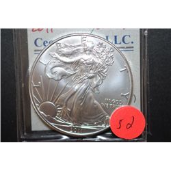 2011 US Silver American Eagle $1; 1 Oz. Fine Silver; EST. $35-40