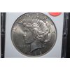 Image 1 : 1928 US Peace $1; MCPCG Graded EF40; EST. $375-425