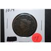 Image 1 : 1819 US Large One Cent; VG8; EST. $30-50