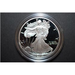 2003-W US Silver American Eagle $1 Proof In Velvet Box With COA Included; 99.9% Silver 1 Oz.; EST. $