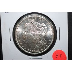 1881-S US Silver Morgan $1; BU; EST. $45-55