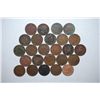 Image 1 : US Indian Head One Cent; Various Dates & Conditions; Lot of 25; EST. $20-30