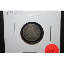 1837 US Seated Liberty Half Dime; EST. $55-80