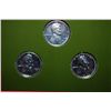 Image 1 : 1943 US Wartime Steel Cent Coin Set With History; Lot of 3 Coins; EST. $3-6