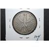 Image 2 : 1951-J German 5 Deutsche Mark Foreign Coin; .2250 ASW; EST. $10-25