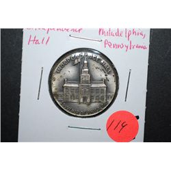 Independence Hall Souvenir Of Philadelphia PA Token; EST. $5-10