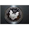 Image 2 : 2002-W US Silver American Eagle $1 Proof In Velvet Box With COA Included; 99.9% Silver 1 Oz.; EST. $