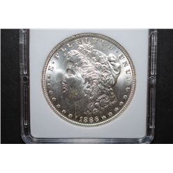 1886 US Silver Morgan $1; MCPCG Graded MS63; EST. $45-55