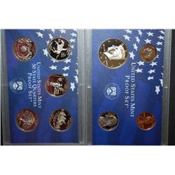 1999-S US Mint Proof Set & US Mint State Quarter Proof Set With COA Included; EST. $10-15