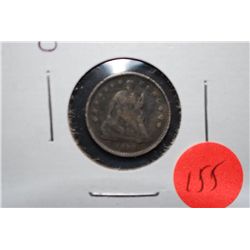 1859-O Seated Liberty Half Dime; VG; EST. $25-35