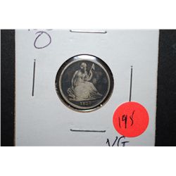 1838-O Seated Liberty One Dime; VG; EST. $100-140