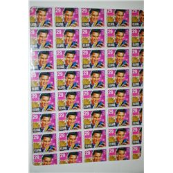 1993 Elvis Presley Commemorative Postal Stamps Sheet In Envelope; Lot of 40 Stamps; EST. $15-25