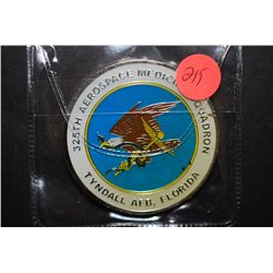 Tyndall AFB Florida 325th Aerospace Medicine Squadron Military Challenge Coin; Air Education & Train