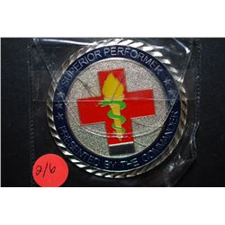 Randolph AFB San Antonio TX 12th Medical Group Military Challenge Coin Superior Performer Presented 