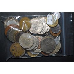 World Coins & Tokens; Various Dates, Conditions & Denominations; Lot of 50; EST. $5-10