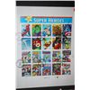Image 1 : 2007 Marvel Comics Super Heroes US Postal Stamp Sheet; Post Marked San Diego CA; Lot of 20 Stamps; E