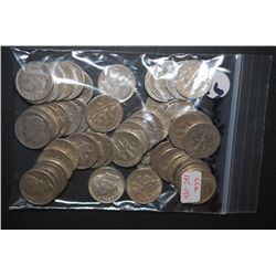 US Silver Dimes $5 Face Value; Various Dates, Conditions & Mint Marks; Lot of 50; EST. $125-150