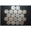 Image 1 : US Silver Quarters $5 Face Value; Various Dates, Conditions & Mint Marks; Lot of 20; EST. $125-150