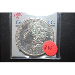 1880-S US Silver Morgan $1; EST. $40-55
