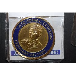 A1C John L Levitow February 24, 1969 Military Coin; Honor Valor Courage; EST. $5-10