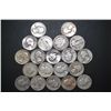 Image 1 : US Silver Quarters $5 Face Value; Various Dates, Conditions & Mint Marks; Lot of 20; EST. $125-150