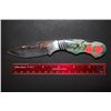 Image 1 : North American Hunting Club Collectible Folding Pocket Knife Signature Series With Flying Duck Scene