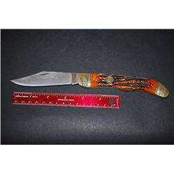 NAHC Ltd. North American Hunting Club Collectible Folding Pocket Knife; EST. $15-30