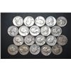 Image 1 : US Silver Quarters $5 Face Value; Various Dates, Conditions & Mint Marks; Lot of 20; EST. $125-150