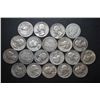 Image 1 : US Silver Quarters $5 Face Value; Various Dates, Conditions & Mint Marks; Lot of 20; EST. $125-150