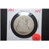 Image 1 : 1891 US Seated Liberty Half Dollar; EST. $15-20