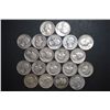 Image 1 : US Silver Quarters $5 Face Value; Various Dates, Conditions & Mint Marks; Lot of 20; EST. $125-150