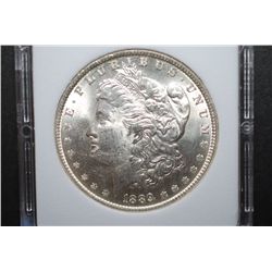 1889 US Silver Morgan $1; MCPCG Graded MS61; EST. $45-55