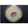 Image 2 : Oval-Shaped Purple Gemstone;  EST. $5-10