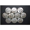 Image 1 : US Silver Kennedy Half Dollar $5 Face Value; Various Dates, Conditions & Mint Marks; 40% Silver; Lot