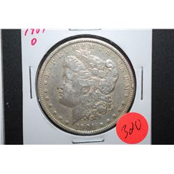 1901-O US Silver Morgan $1; EST. $35-45