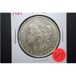1921 US Silver Morgan $1; EST. $35-45