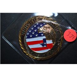 37th Mission Support Squadron Military Challenge Medal Presented By The Commander; Universal Support