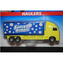 1997 Mattel Hot Wheels Inc. Haulers Super Bubble Bubblegum Truck; EST. $10-20